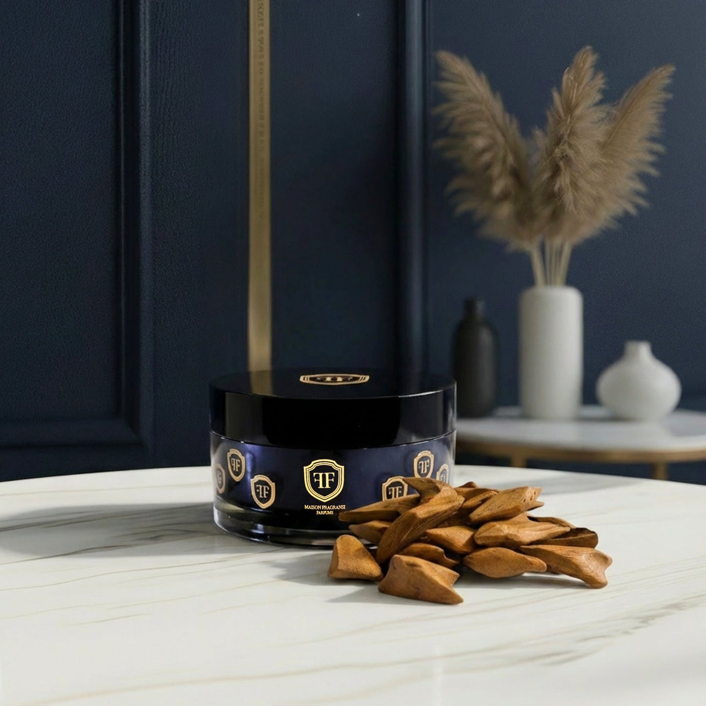 Natural Oud Al Majles , Fragrant Oud Collection Jar 60G By Maison fragransi parfums